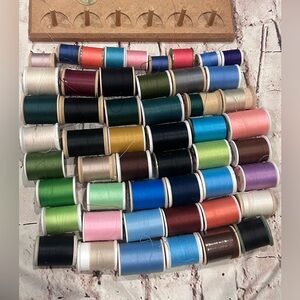 Vintage thread bundle 51 spools